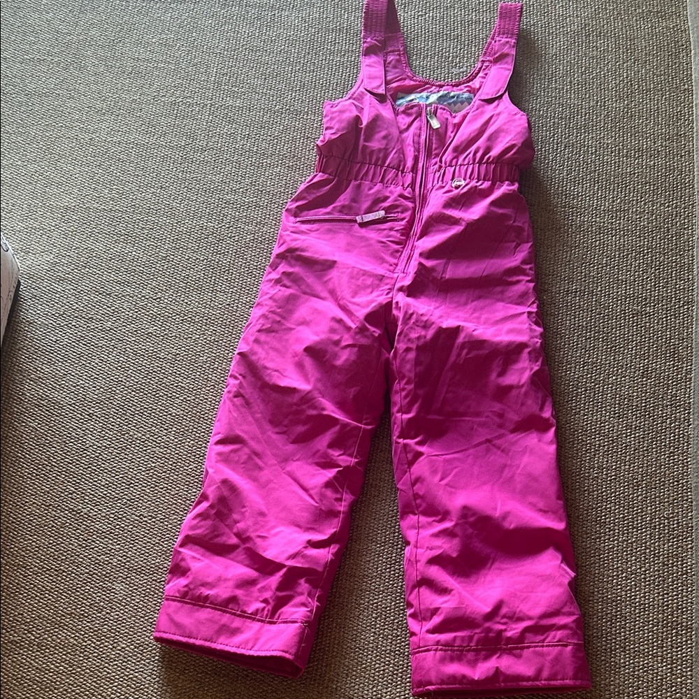 Obermeyer Bright Pink Kids Overalls